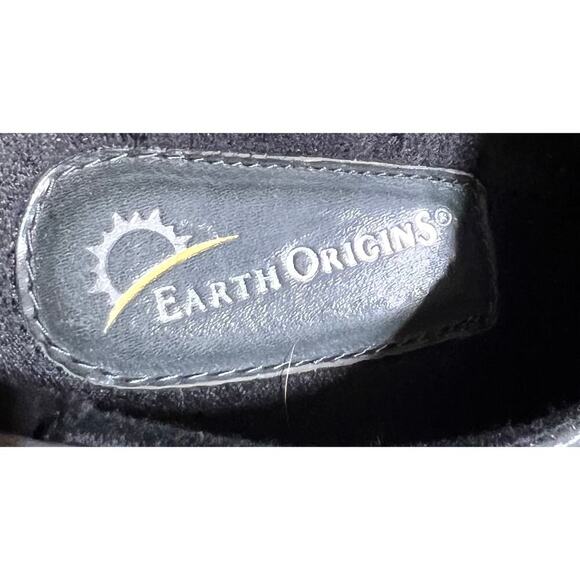 NWOT Earth Origins Carma 4 Gray Leather Slip On Ankle Boots Womens Size 8M - Picture 4 of 5